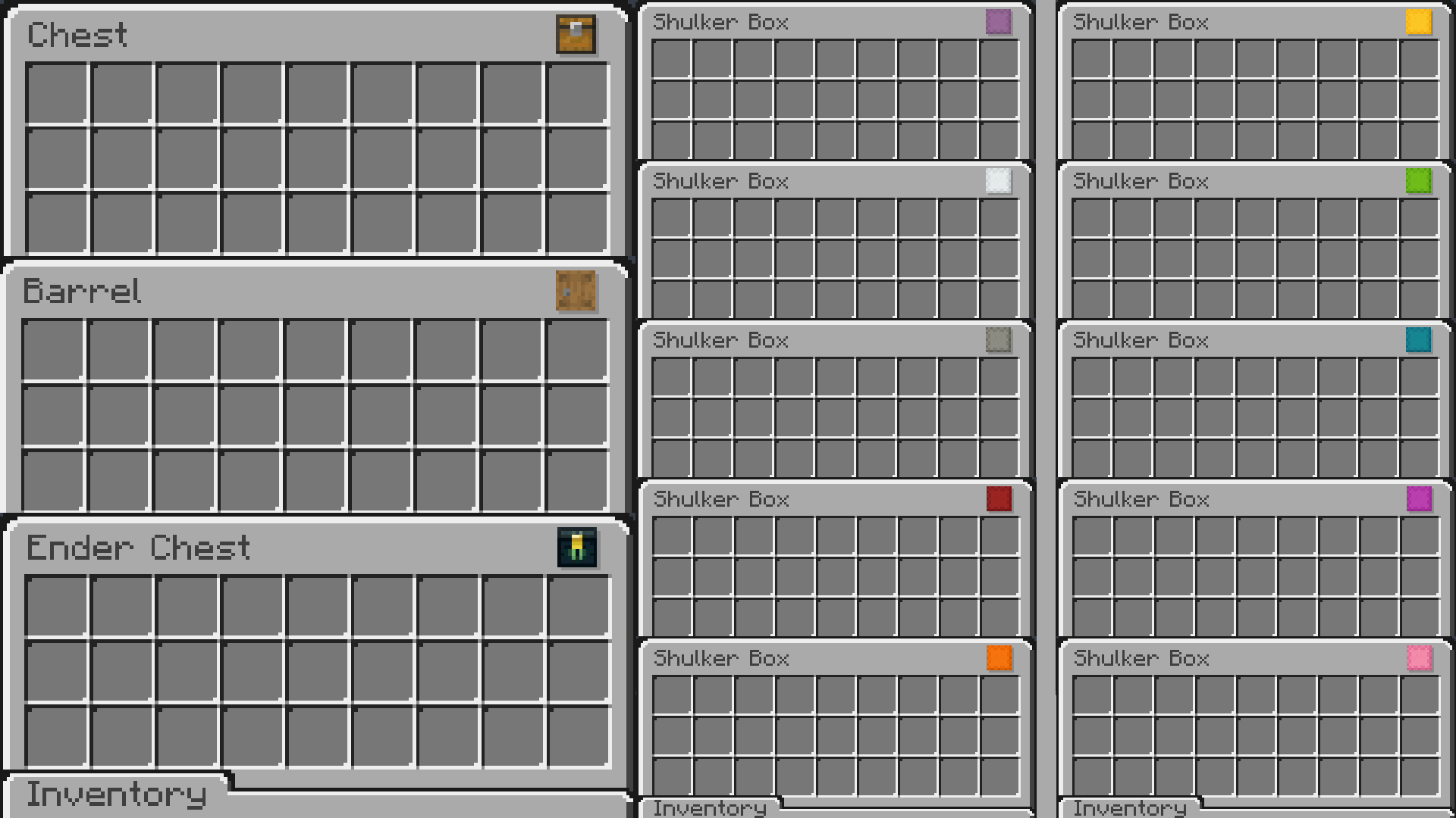 collage of all the optigui screens